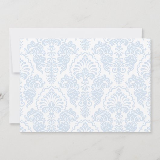 Sweet Safari Animals Boy Baby Shower Einladung (Rückseite)