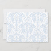 Sweet Safari Animals Boy Baby Shower Einladung (Rückseite)