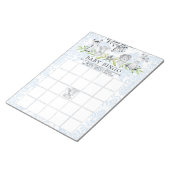 Sweet Safari Animals Boys Baby Shooting Bingo Game Notizblock (angewinkelt)