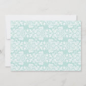 Sweet Safari Animals Neutral Baby Dusche Einladung (Rückseite)