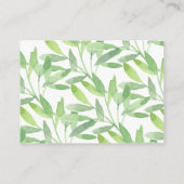 Sweet Safari Baby Showdusche Windeln Raffle Ticket Begleitkarte (Rückseite)