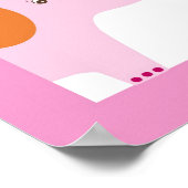 Sweet Safari Dschungel Kinderzimmer Locarno Poster (Ecke)