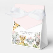 Sweet Safari Girl Baby Showbox Geschenkschachtel (Vorderseite)