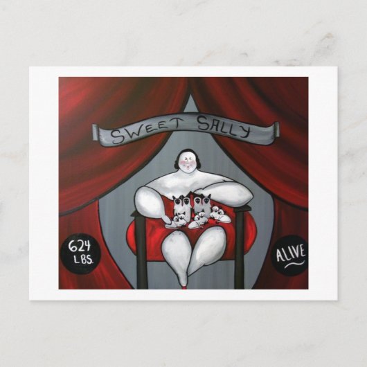 Sweet Sally Postcard Postkarte (Vorderseite)