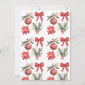 Sweet "Santa Baby" Feriendusche Einladung (Rückseite)