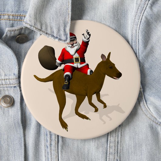 Sweet Santa Claus auf Kangaroo Button (Beispiel)
