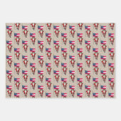 Sweet Santa Claus besucht Georgia Geschenkpapier Set (Vorderseite 3)