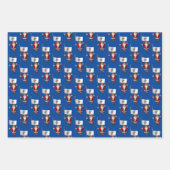 Sweet Santa Claus besucht Illinois Geschenkpapier Set (Vorderseite 2)
