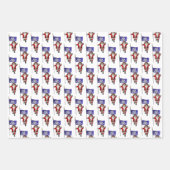 Sweet Santa Claus besucht Louisiana Geschenkpapier Set (Vorderseite 3)