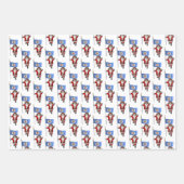 Sweet Santa Claus Besucht Minnesota Geschenkpapier Set (Vorderseite 3)