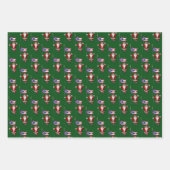 Sweet Santa Claus Besucht Ohio Geschenkpapier Set (Vorderseite)
