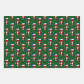 Sweet Santa Claus besucht Texas Geschenkpapier Set (Vorderseite)