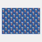 Sweet Santa Claus besucht West Virginia Geschenkpapier Set (Vorderseite)