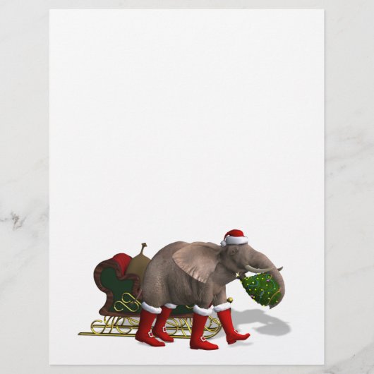 Sweet Santa Claus Elephant (Vorderseite)