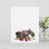 Sweet Santa Claus Elephant (Stehend Vorderseite)