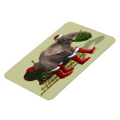 Sweet Santa Claus Elephant Magnet (Linke Seite)