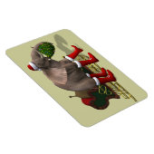 Sweet Santa Claus Elephant Magnet (Rechte Seite)