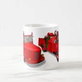 Sweet Santa Claus in Fire Motor Kaffeetasse (Mittel)