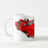Sweet Santa Claus in Fire Motor Kaffeetasse (Links)