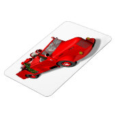 Sweet Santa Claus in Fire Motor Magnet (Linke Seite)