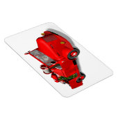 Sweet Santa Claus in Fire Motor Magnet (Rechte Seite)