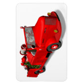 Sweet Santa Claus in Fire Motor Magnet (Vertikal)