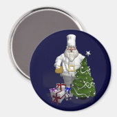 Sweet Santa Claus Koch Magnet (Vorderseite/Rückseite)