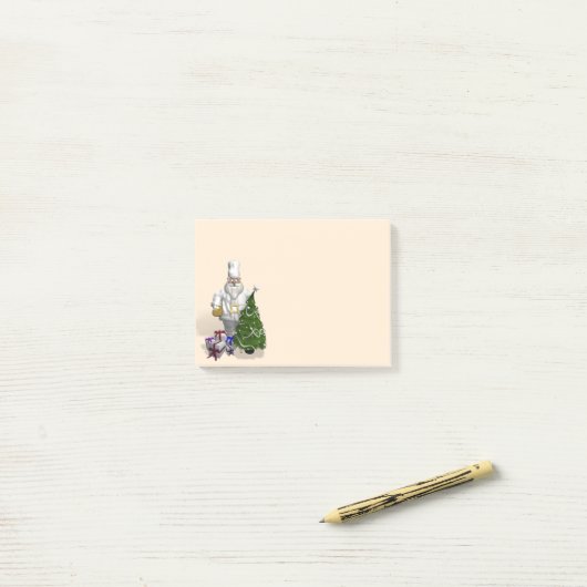 Sweet Santa Claus Koch Post-it Klebezettel (Auf Schreibtisch)