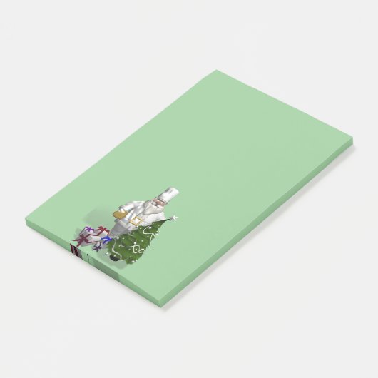 Sweet Santa Claus Koch Post-it Klebezettel (angewinkelt)