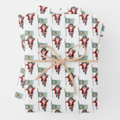 Sweet Santa Claus Visits Delaware Geschenkpapier Set (Beispiel)