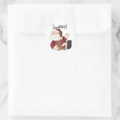 Sweet Santa Holiday Tshirts und Geschenke Runder Aufkleber (Tasche)