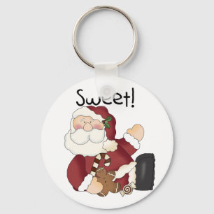 Sweet Santa Holiday Tshirts und Geschenke Schlüsselanhänger