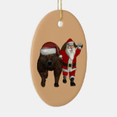 Sweet Santa Liebe Bears Keramik Ornament (Rechts)