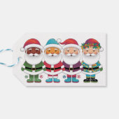 Sweet Santas Geschenkanhänger (Rückseite Horizontal)