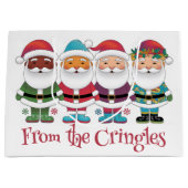 Sweet Santas Große Geschenktüte (Vorderseite)