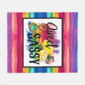 Sweet & Sassy Fleecedecke (Vorderseite (Horizontal))