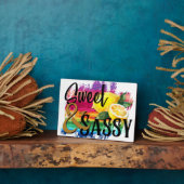 Sweet & Sassy Fotoplatte (Seite)