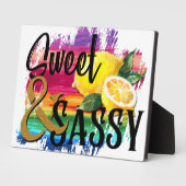 Sweet & Sassy Fotoplatte (Seite)