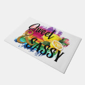Sweet & Sassy Fußmatte (Schrägansicht)