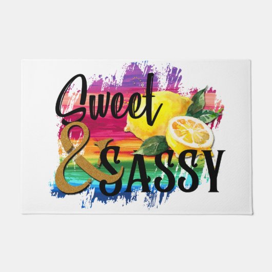 Sweet & Sassy Fußmatte (Vorderseite)