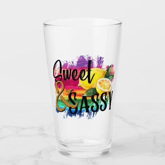 Sweet & Sassy Glas (Vorderseite)