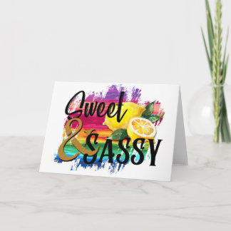 Sweet & Sassy Karte