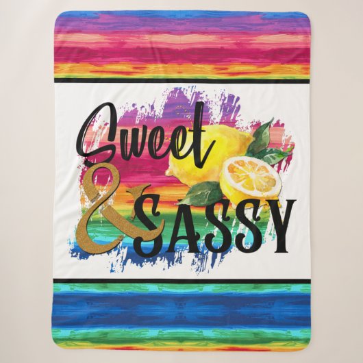 Sweet & Sassy Sherpadecke (Vorderseite)