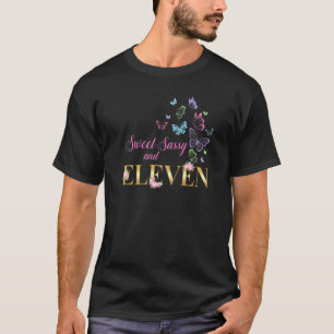 Sweet Sassy und elf Geburtstag für Mädchen 11. T-Shirt