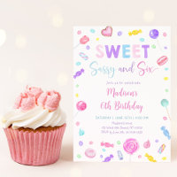 Sweet Sassy und sechs Bonbons zum Geburtstag