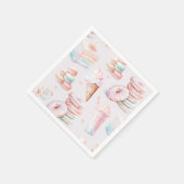 Sweet sassy und sechs Pastel-Süßigkeiten zum Gebur Serviette (Ecke)