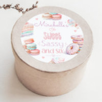 Sweet sassy und sechs Pastelltage Geburtstag