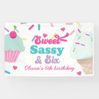 Sweet Sassy und Six Ice Creme und Cake Geburtstag