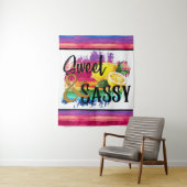 Sweet & Sassy Wandteppich (Beispiel)