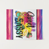 Sweet & Sassy Wandteppich (Vorderseite (Horizontal))